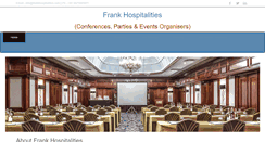 Desktop Screenshot of frankhospitalities.com